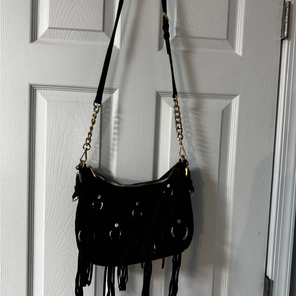 Michael Kors Dark Brown Fringe Purse & Wallet Set - Picture 4 of 7